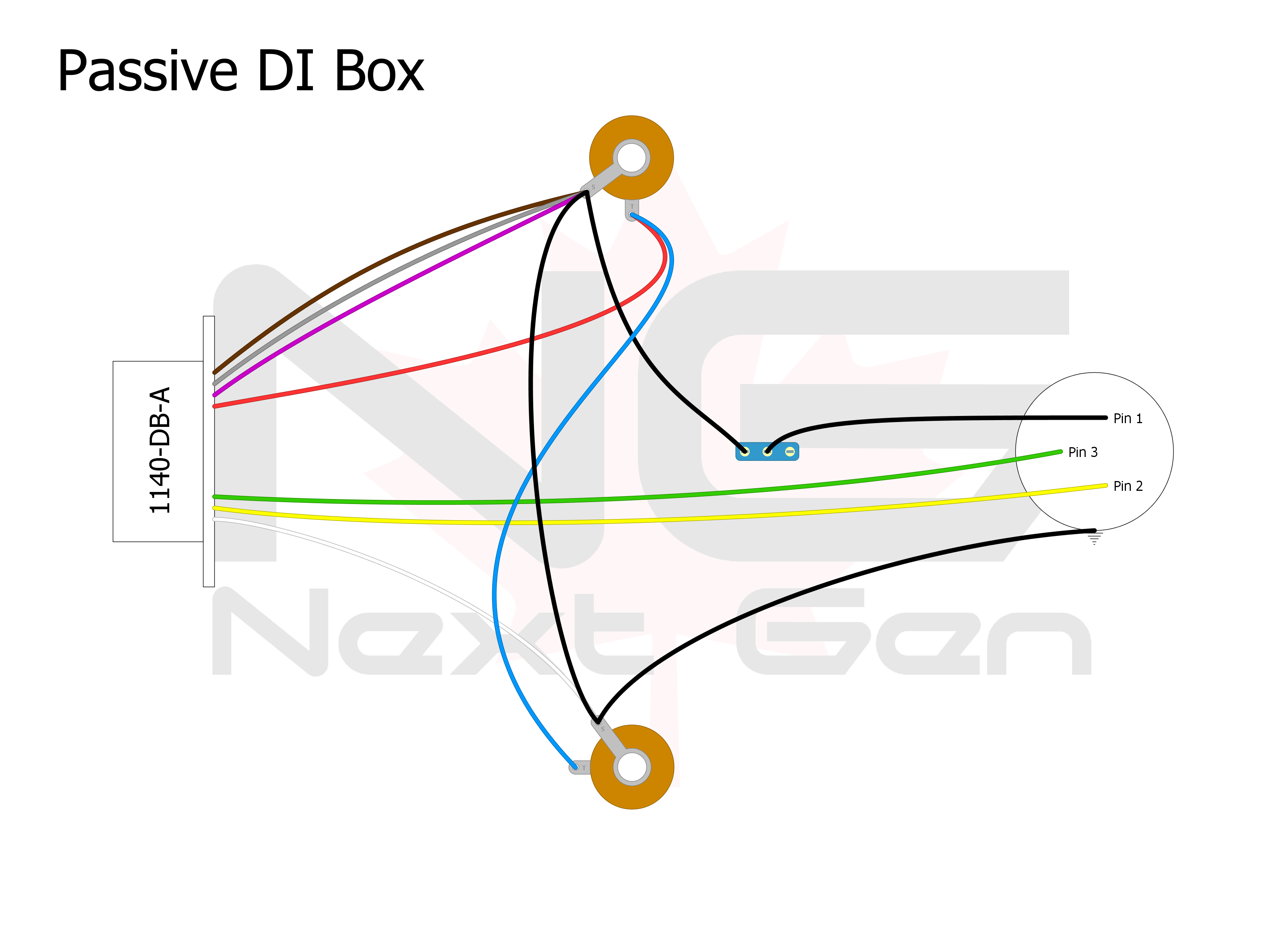 Passive DI Box Layout